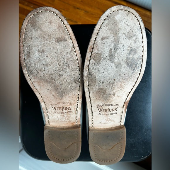 Bass Weejun Wynn White Mules 8.5 - Picture 9 of 10